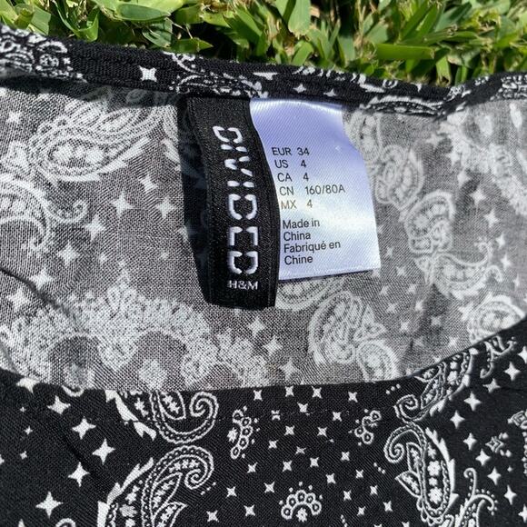 H&M Boho Dress Size 4 - Picture 4 of 5